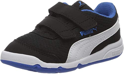 Puma Unisex Baby Stepfleex 2 Mesh Ve V Inf Sneaker, Schwarz Black White-Palace Blue, 26 EU