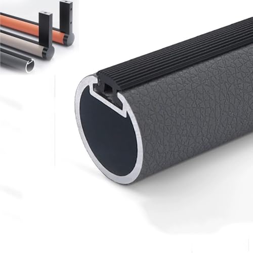 Barra de ropa ajustable para armario de 5070 cm, para montar en la pared o en el techo, color gris, para la nización del armario (120 cm), solución resistente y que ahorra espacio