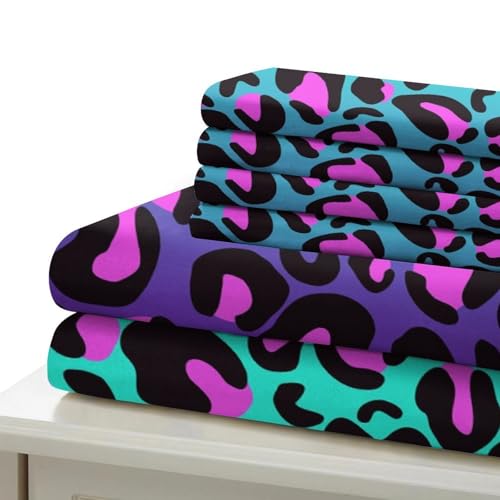 Housse de couette microfibre ultra douce imprimé 3D parure de lit super king - 7