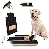 Dog Nail Scratch Board with Treat Draw, Nail Trimming Board for Dogs, Calming Nail Board Scratch Pad, Interactive Training Tool, Stress-Free Pet Nail Care for Dogs of All Breeds(Style A)