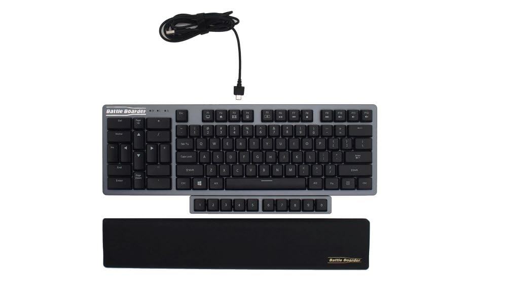 Amazon | BattleBoarder BLUE MAX ゲーミングキーボード パソコン用 