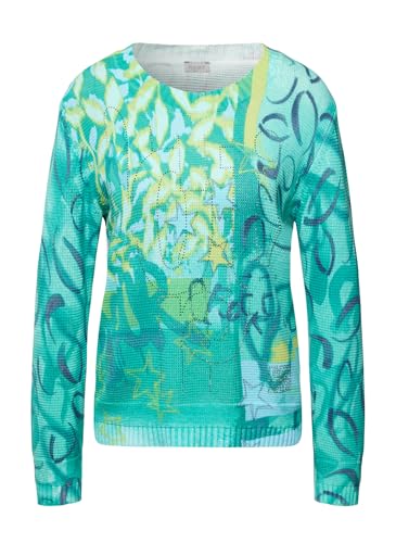 Rabe Pullover Gestreift in Grün für Damen