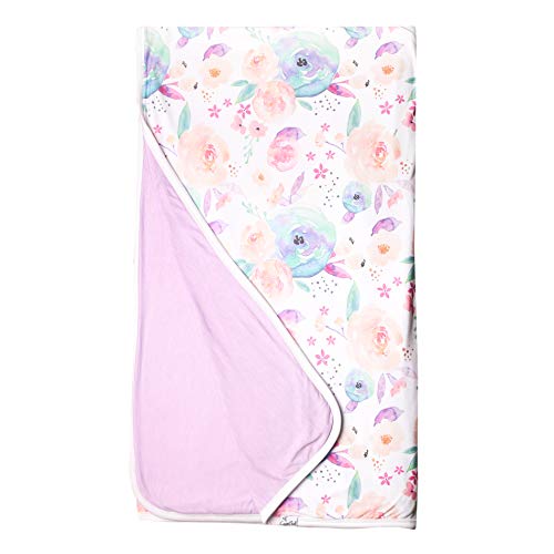 Image of Copper Pearl Jumbo 3-Layer Baby Blanket: Soft Baby Quilts for Boys and Girls | Breathable, Cozy, Toddler Blanket | Baby Quilt for Newborns | 60x72 Premium Material | Bloom