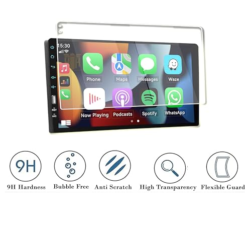 Image of Screen Guard For 9 Inch Android Car Stereo Touch Display Protector Accessories navigation system, Easy Installation Kit, HD Clear / Aftermarketsterio9inch / Anti Scratch / Car Display Accessories [Not Tempered Glass]