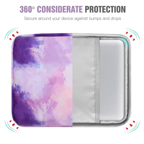 Image of TiMOVO 13 inch Laptop Sleeve for MacBook Neo /Air 2026 Carrying Case, Purple | Fit Neo A3404 (A18 Pro) & Air A3449 /A3240 (M5 /M4), with Handle & Detachable Shoulder Strap