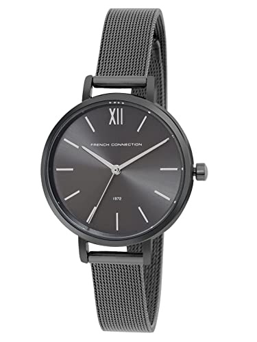 French Connection French Connection Women's Facile Analog Watch Black Strap-FCE22GN