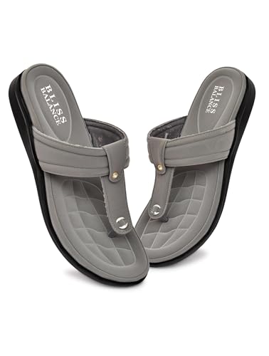 Image of Extra Soft Women's Comfortable Highcushioned Doctor Slippers|Flip-Flops Fashionable Casual & Stylish|Lightweight & Breathable Chappals|Outdoor Sandals Ladies&GirlsBB928