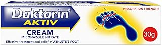 Daktarin Aktiv Cream  Help Treat Your Athlete's Foot - Athlete's Foot Cream - Foot Care - 30 g
