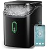 Silonn Nugget Ice Maker Countertop, WiFi Pebble Ice Machine with Soft Chewable Ice, Timer Function and Status Alerts with Silonn App, 33lbs/24H for Home, Kitchen, Office