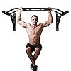PLKO Wall Mount Pull Up Bar Wall Mounted Body Press Pull Up Bar Gym Chin-Up for Upper Body Workout