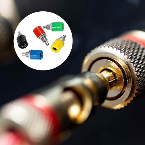 MECCANIXITY 10 Pzs Banana Jack 24A 6x4mm Panel Mount miniatura 4