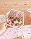 Rolife Super Creator DIY Miniature House Miniatur Haus Bausatz Selber Bauen Vitrine Staubschutz Kein Kleber Deko Schreibtisch Bücherregal Diorama Modellbau Bastelset für Kinder (Honey Tea Lounge)