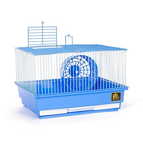Image of Prevue Pet Products Single-Story Hamster and Gerbil Cage, Blue