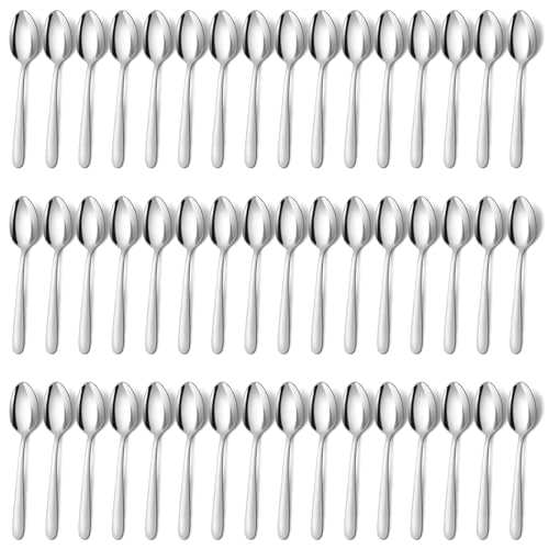 Lot de 24 cuillères à soupe en acier inoxydable pour table