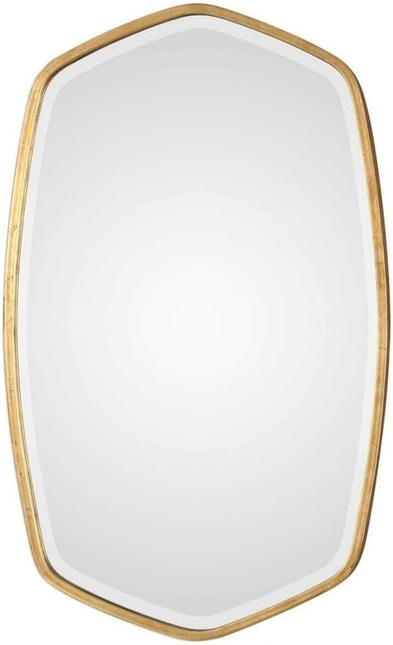 Uttermost Duronia Antique Gold Leaf 22 1/4" x 36 1/4" Wall Mirror