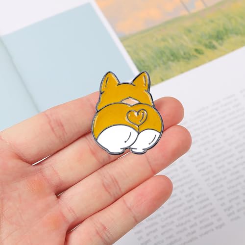 Image of Cute Enamel Pins Cartoon Lapel Pin Brooch Badge for Backpack Jackets Funny Tiger Pins for Gift Anime Enamel Pin for Clothing Hat Decoration
