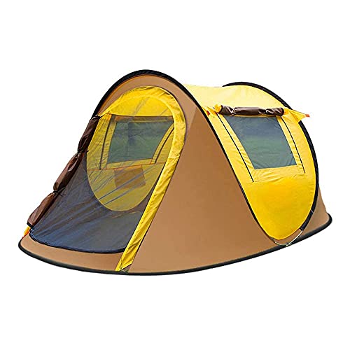 Tente camping 2 places rapide à monter contre la pluie et le vent