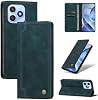 Funda compatible con Honor X8D, verde | Cartera de cuero PU con ranuras para tarjetas y efectivo, soporte plegable y cierre magnético 2