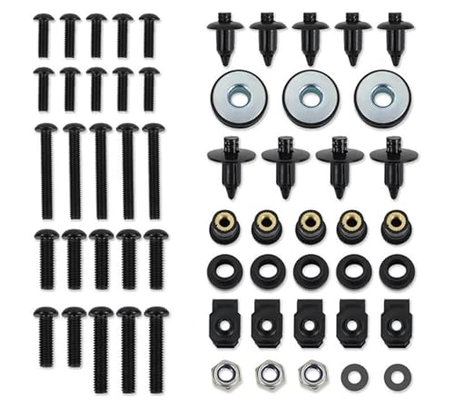 Pack boulons et écrous rapides YZF R6 pour carénage complet noir