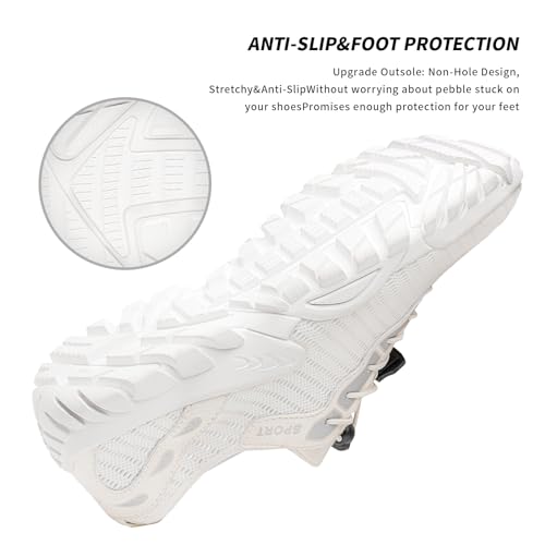 Image of SOBASO Water Shoes Women Men Quick Drying Swim Beach Aqua Shoes for Water Sport Diving Hiking Sailing Travel