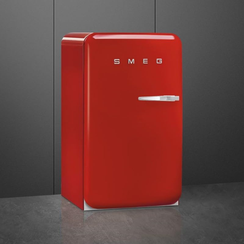 Frigorífico 1P. SMEG FAB10LRD6 Rojo 0.97m Izda
