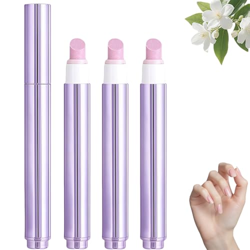 2025 Upgrade 3 en 1 Nail Care Pen, Cuticle Oil Pen for Nails, Cuticle Pusher Nail Oil Pen with Ceramic Tip, Dry & Damaged Nails, Hidratar Strengthen Brighten Nails Care (3 unidades)