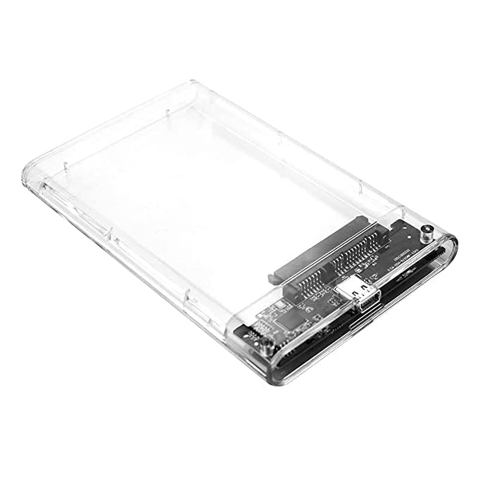 LipiWorld® 2.5 inch Transparent USB 2.0 External Hard Drive Enclosure 2.5 Inch Serial Port Sata Ssd Hard Drive Case ( 2.5 inch USB 2.0 Enclosure ) (B0B315HYC4) Amazon Price History, Amazon Price Tracker
