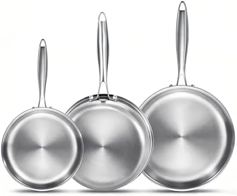 (-42%) DELARLOCHEF Edelstahlpfanne 20/26/30 cm