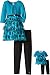 Dollie & Me Big Girls' Tiered Tunic and Legging Set