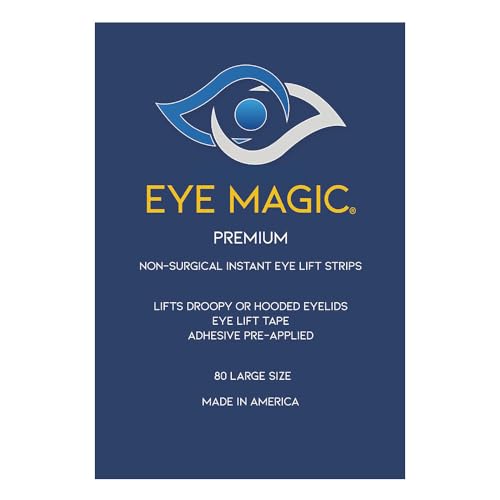 Eye Magic Premium Instant Eyelid Lift (L/XL-Refill). Look Younger Instantly | Made in America - Lifts and Defines Droopy, Sagging, Hooded Eyelids For A Youthful Look