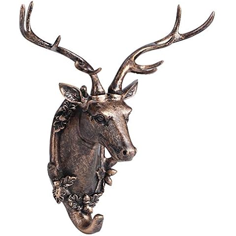 Creative Deer Head Wall Hook for Home Cover