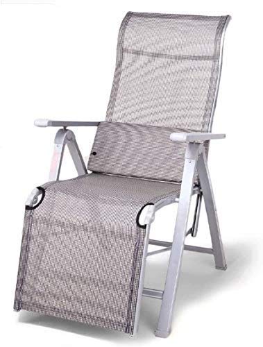 Chaise Longue Pliable par Gravité et Fauteuil Inclinable Portable Jardin