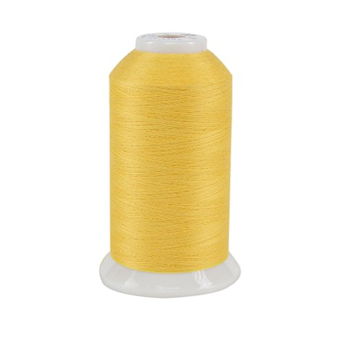 Superior Threads - Smooth Polyester Sewing Thread for Serger, Bobbin Thread, and Quilting, So Fine #50-420 Daffodil, 3,280 Yd. Cone