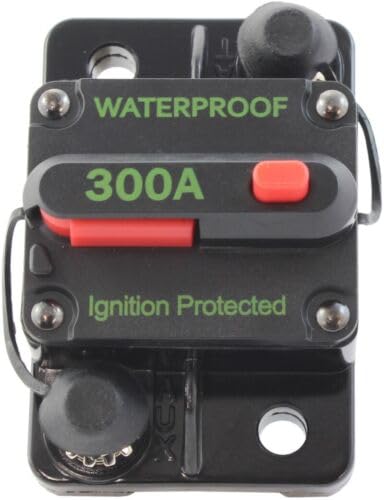 Replacement for fits New Premium Quality Waterproof 300 Amp Thermal Circuit Breaker Marine SAEJ1171