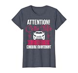 Permis De Conduire Cadeau Fille Humour Conduite Voiture T-Shirt