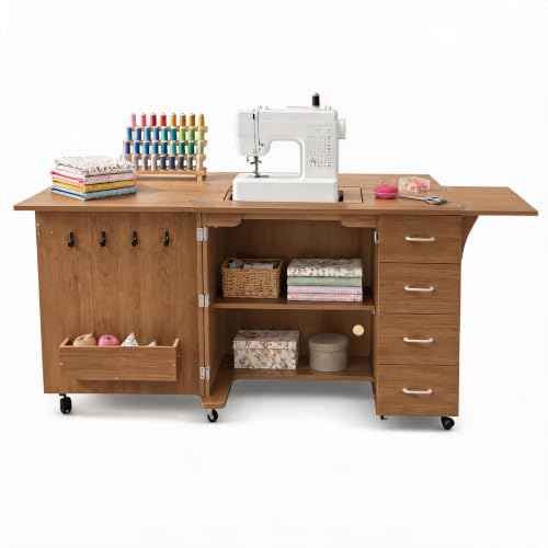 Folding Sewing Cabinet