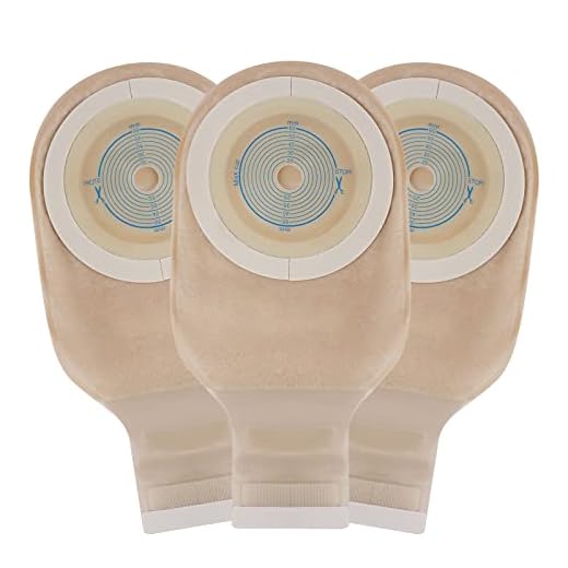 20 PCS Colostomy Bags Rainlotus One Piece Ostomy Bag,Ostomy Drainable Pouch for Ileostomy Stoma Care, Cut to Fit.