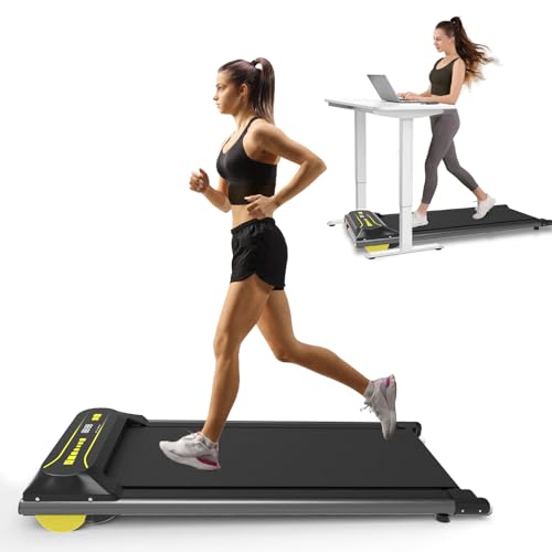 Image of Walking Pad Running Machine Walking Machine for Home Under Desk Treadmill with LED Display and 12 Preset Programs 2.25HP Portable Treadmill Jogging Machine for Office Small Space by FANOFUN