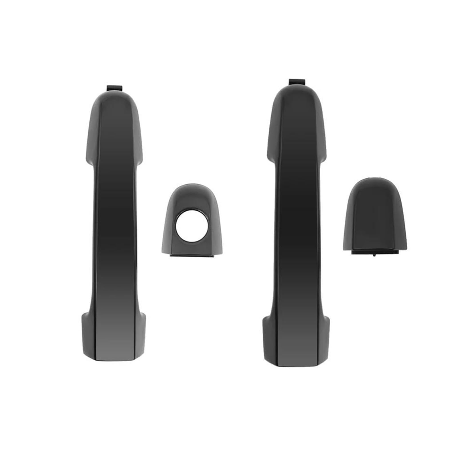 Lolhoikilm Front And Rear Car Door Handle Covers For Hyundai For I20 2007 2008 2009 2010 2011 2012 2013 2012-2014 Oem: 82651-1J000 Car Door Handle Fit Front/Rear Car Exterior Door Handle Trim Styling Accessories