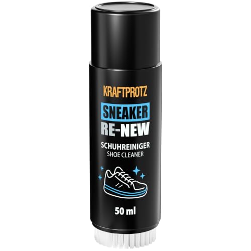 Sneaker Re-New Schuhreiniger 50 ml - Schuh Reinigungsschaum gegen Flecken | für...