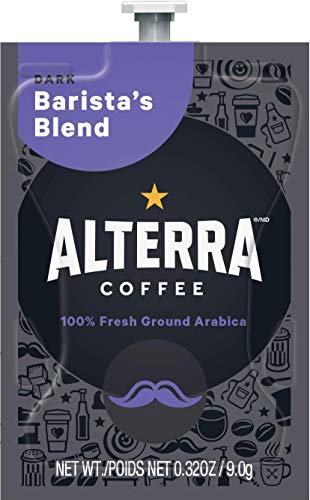 FLAVIA ALTERRA COFFEE, Barista Blend (Dark Roast), 20-Count Freshpacks (Pack of 1 Rail)