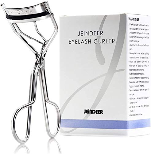 Eyelash Curler | Japan Import | High Quality Ergonamic Design | Silicon Pad Refills | No Pinching for Dramatically Curled Eyelashes & Lash Line in Seconds