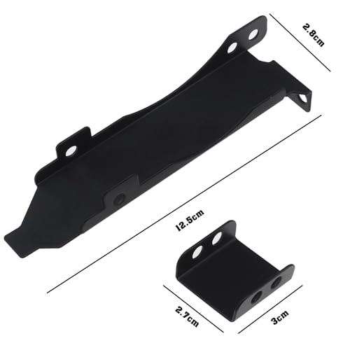 Set de Soportes Metálicos para Ventilador PCI Dual 80mm y 90mm miniatura 4
