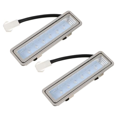 KALLORY 2 Piezas Bombilla LED Alta Luminosidad para Campana Extractora de Cocina Compatible Universalmente, Material de Aleación de y Blanco