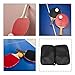 Portable Table Tennis Racket Case for Rectangle for Ping Pong Paddles, Dustproof Oxford Cloth Storage Bag with Handle, Lightweight Tennis Paddle Holder - Black