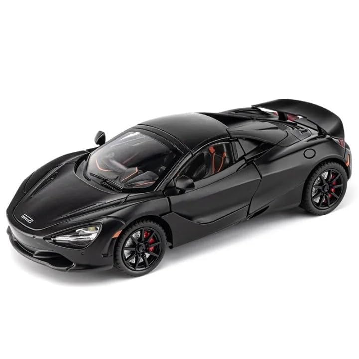 Image of VARIYA ENTERPRISE Exclusive Alloy Metal Pull Back Die-Cast Car Diecast Metal Pullback Toy Car with Openable 6 Doors,Light Music Boys Gifts Toys (1:24 Mclaren 720 Multicolor)