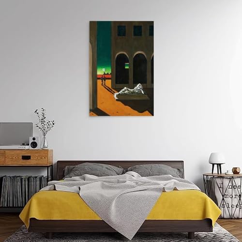 Impression sur toile Giorgio De Chirico resoudre le manque de caractere d'un salon 50x75 cm