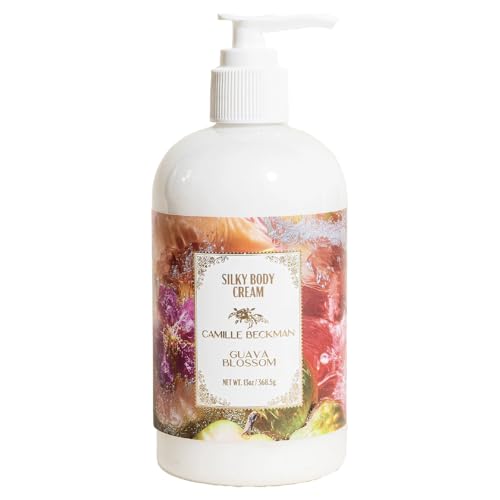 Camille Beckman Citrus Grove Scented Silky Body Cream, Daily Moisturizer for All Skin Types, Non-Greasy Vegan Formula to Nourish and Soften Hands and Body, 13 Ounce