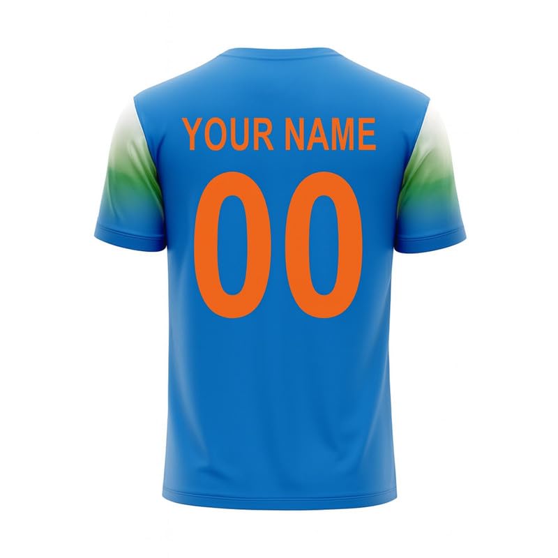 Image of Custom India Jersey T20 New Tshirt for Men
