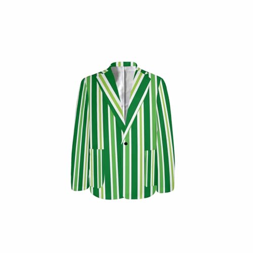 Men Blazer Jacket Green Irish Tartan Men's Casual Blazer Slim Fit Suit Jackets One Button Lightweight Sport Coat4
